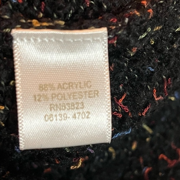 Christopher & Banks Hand Embroidered Sweater Vest Sz M Crochet - Picture 6 of 7